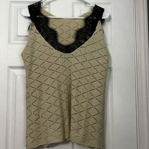 Crotchet and lace tank top Sm‎